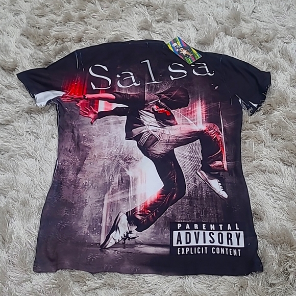 Men's salsa High definition T-shirt New - Picture 4 of 4